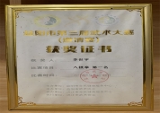 益阳市第三届武术大赛八极拳第一名